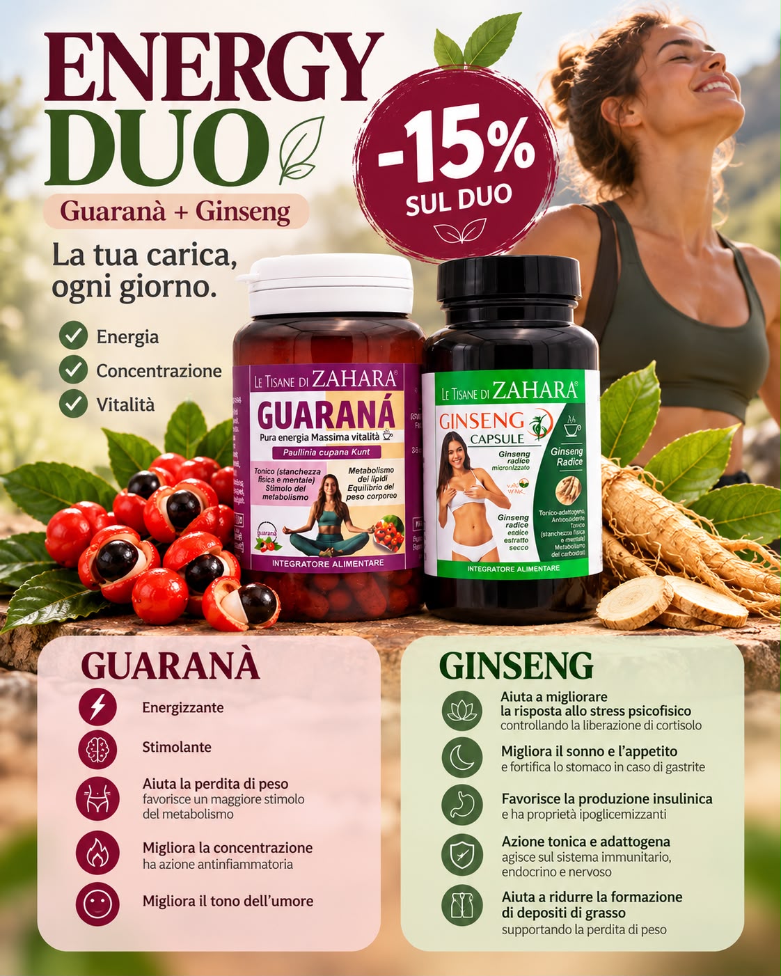 Energy Duo – Guaraná + Ginseng | -15%
